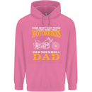 Being a Dad Biker Motorcycle Motorbike Mens 80% Cotton Hoodie Azelea