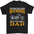 Being a Dad Biker Motorcycle Motorbike Mens T-Shirt Cotton Gildan Black