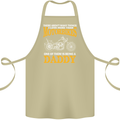 Being a Daddy Biker Motorcycle Motorbike Cotton Apron 100% Organic Khaki