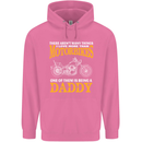 Being a Daddy Biker Motorcycle Motorbike Mens 80% Cotton Hoodie Azelea