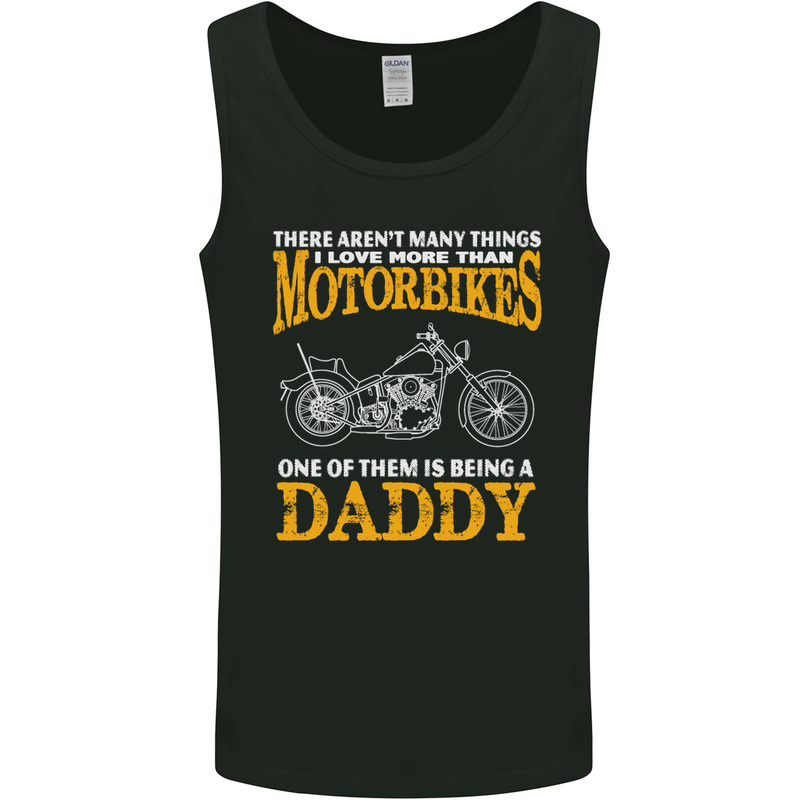 Being a Daddy Biker Motorcycle Motorbike Mens Vest Tank Top Black