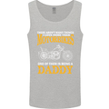 Being a Daddy Biker Motorcycle Motorbike Mens Vest Tank Top Sports Grey