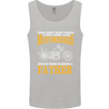 Being a Father Biker Motorcycle Motorbike Mens Vest Tank Top Sports Grey
