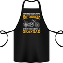 Being a Grandad Biker Motorcycle Motorbike Cotton Apron 100% Organic Black
