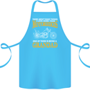Being a Grandad Biker Motorcycle Motorbike Cotton Apron 100% Organic Turquoise