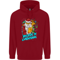Believe in Christmas Funny Santa Xmas Childrens Kids Hoodie Red