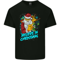 Believe in Christmas Funny Santa Xmas Kids T-Shirt Childrens Black