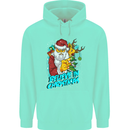 Believe in Christmas Funny Santa Xmas Mens 80% Cotton Hoodie Peppermint