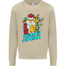 Believe in Christmas Funny Santa Xmas Mens Sweatshirt Jumper Sand