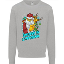 Believe in Christmas Funny Santa Xmas Mens Sweatshirt Jumper Sports Grey