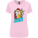 Believe in Christmas Funny Santa Xmas Womens Wider Cut T-Shirt Light Pink