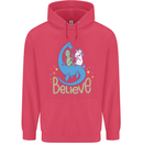 Believe in Dragons Unicorns Aliens Funny Childrens Kids Hoodie Heliconia
