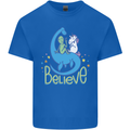 Believe in Dragons Unicorns Aliens Funny Kids T-Shirt Childrens Royal Blue