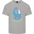 Believe in Dragons Unicorns Aliens Funny Kids T-Shirt Childrens Sports Grey