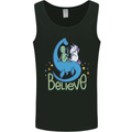 Believe in Dragons Unicorns Aliens Funny Mens Vest Tank Top Black
