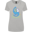 Believe in Dragons Unicorns Aliens Funny Womens Wider Cut T-Shirt Sports Grey