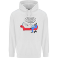 Believe in Yourself Funny Unicorn Childrens Kids Hoodie White