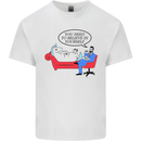 Believe in Yourself Funny Unicorn Mens Cotton T-Shirt Tee Top White