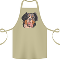 Bernese Mountain Dog Cotton Apron 100% Organic Khaki