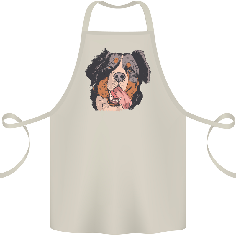 Bernese Mountain Dog Cotton Apron 100% Organic Natural