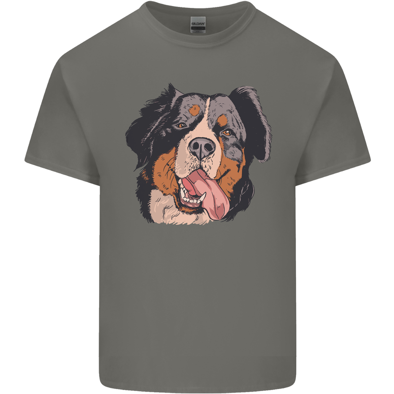 Bernese Mountain Dog Kids T-Shirt Childrens Charcoal