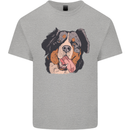 Bernese Mountain Dog Kids T-Shirt Childrens Sports Grey
