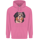 Bernese Mountain Dog Mens 80% Cotton Hoodie Azelea