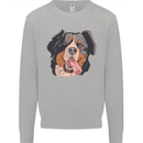 Bernese Mountain Dog Mens Sweatshirt Jumper Sports Grey
