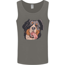 Bernese Mountain Dog Mens Vest Tank Top Charcoal