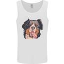 Bernese Mountain Dog Mens Vest Tank Top White