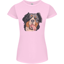 Bernese Mountain Dog Womens Petite Cut T-Shirt Light Pink