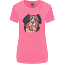 Bernese Mountain Dog Womens Wider Cut T-Shirt Azalea