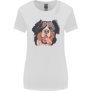 Bernese Mountain Dog Womens Wider Cut T-Shirt White