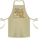 Best Bearded Dragon Mom Ever Cotton Apron 100% Organic Khaki