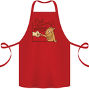 Best Bearded Dragon Mom Ever Cotton Apron 100% Organic Red