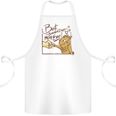 Best Bearded Dragon Mom Ever Cotton Apron 100% Organic White