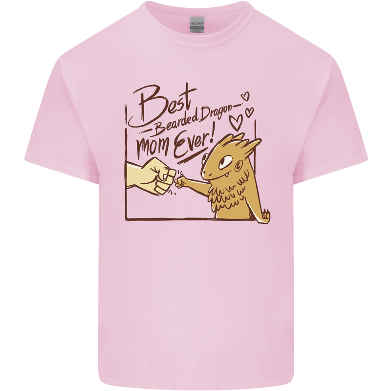 Best Bearded Dragon Mom Ever Mens Cotton T-Shirt Tee Top Light Pink