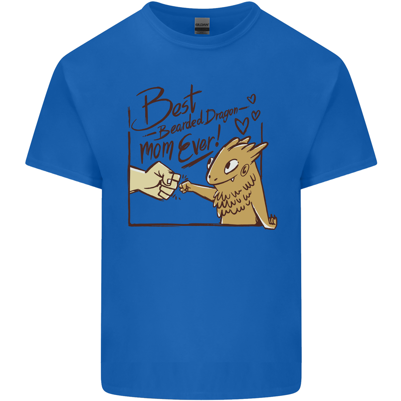 Best Bearded Dragon Mom Ever Mens Cotton T-Shirt Tee Top Royal Blue