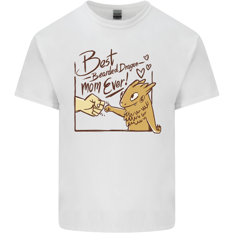 Best Bearded Dragon Mom Ever Mens Cotton T-Shirt Tee Top White