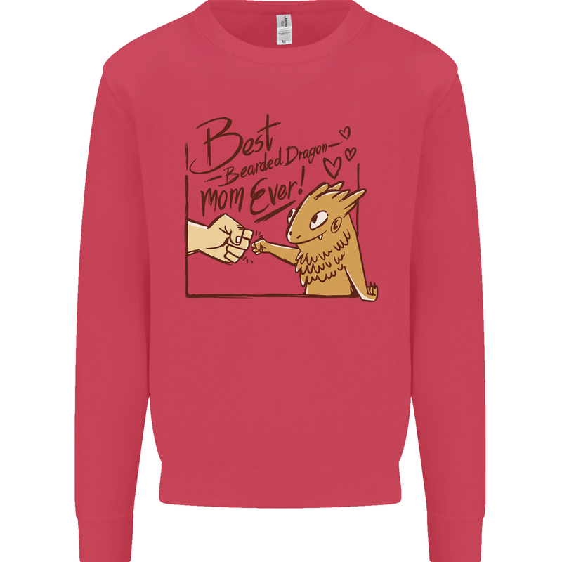 Best Bearded Dragon Mom Ever Mens Sweatshirt Jumper Heliconia