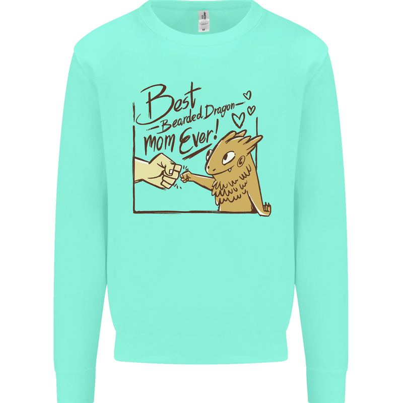 Best Bearded Dragon Mom Ever Mens Sweatshirt Jumper Peppermint