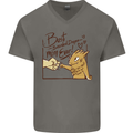 Best Bearded Dragon Mom Ever Mens V-Neck Cotton T-Shirt Charcoal