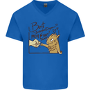 Best Bearded Dragon Mom Ever Mens V-Neck Cotton T-Shirt Royal Blue