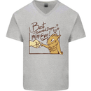 Best Bearded Dragon Mom Ever Mens V-Neck Cotton T-Shirt Sports Grey
