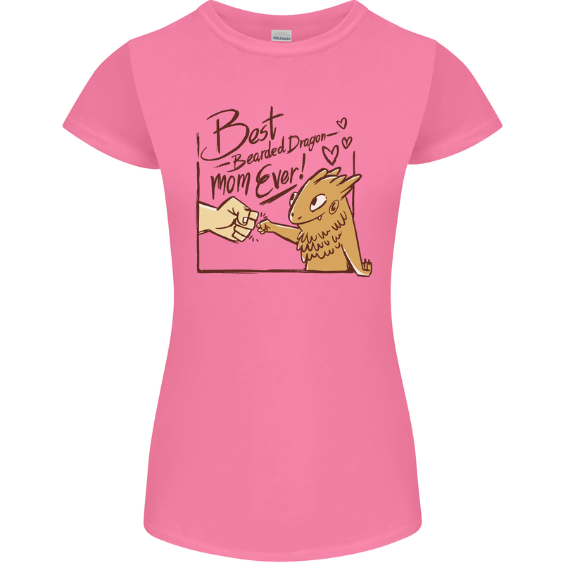 Best Bearded Dragon Mom Ever Womens Petite Cut T-Shirt Azalea