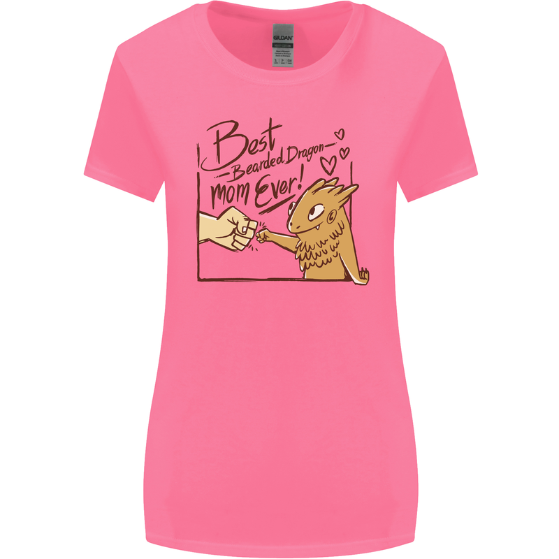 Best Bearded Dragon Mom Ever Womens Wider Cut T-Shirt Azalea