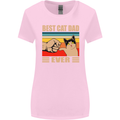 Best Cat Dad Ever Funny Father's Day Womens Wider Cut T-Shirt Light Pink