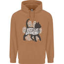 Best Cat Grandma Mens 80% Cotton Hoodie Caramel Latte