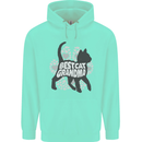 Best Cat Grandma Mens 80% Cotton Hoodie Peppermint