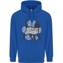 Best Cat Grandma Mens 80% Cotton Hoodie Royal Blue